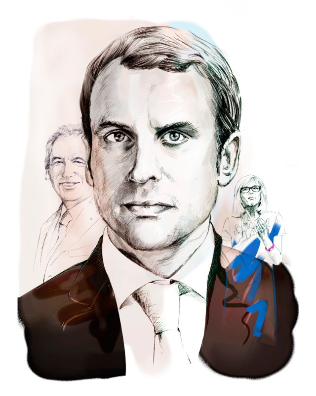 illustration florence wojtyczka macron 1.jpg - Florence WOJTYCZKA | Virginie